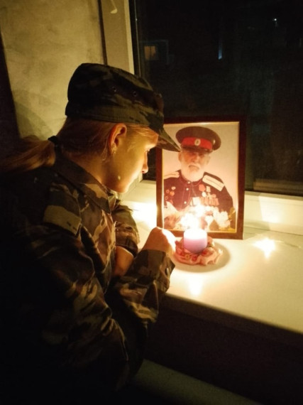 Свеча памяти.